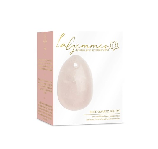 Kulka gejszy - La Gemmes Yoni Egg Rose Quartz M